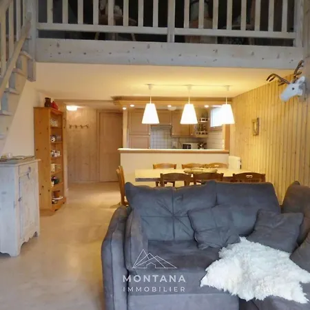 4 Pieces + Mezzanine Pour 8 Personnes Au Grand-bornand - Fr-1-458-220 *
