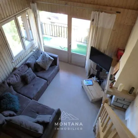 4 Pieces + Mezzanine Pour 8 Personnes Au Grand-bornand - Fr-1-458-220 *